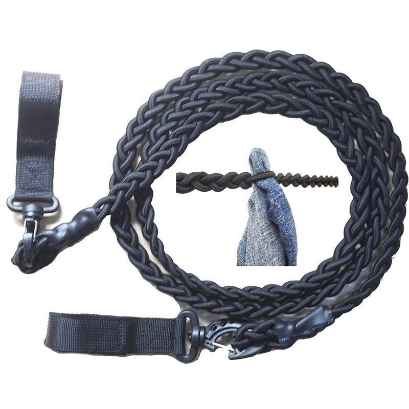 Tri-Braided Cord Travel Clothes Line, Adjustable Bungee Cord Clothesline,Washing Hanging