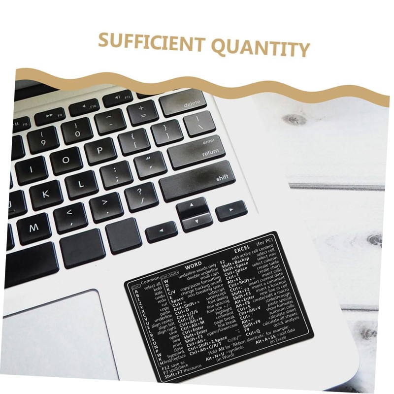 DIYEAH 1set Laptop Decals Computer Stickers for Laptop Hotkeys Reference