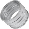 4" Inch Galvanized Metal Vent Duct Connector - Round Extension