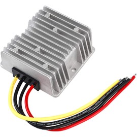DC-DC Transformer SUPERNIGHT Waterproof Converter Transformer Adapter Converter Regulator Voltage Reducer 24V Step Down to 12V 20A 240W Synchronous Buck Current Converter