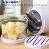 Stainless Steel Garlic Press and Onion Chopper - Manual Vegetable