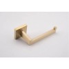 Bathroom Hardware Set Brushed Brass Wall Mounted Contemporary Design 25in