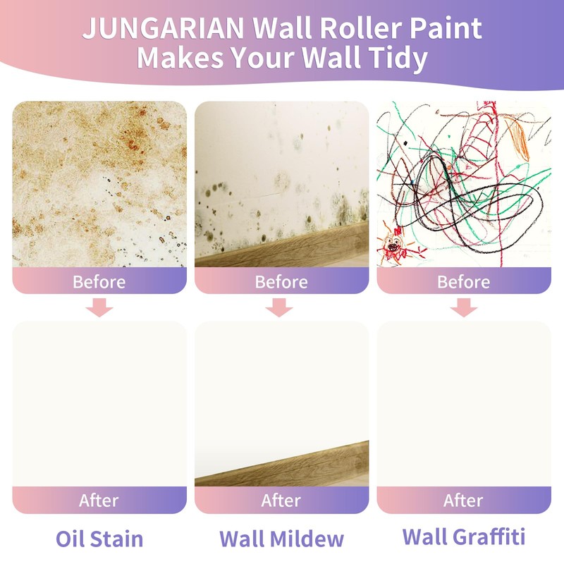 Jungarian Wall Paint Kit - 2X Concentrated Formula Wall Repair