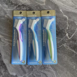 GoodSense Good Sense Grande Denture Brush  3 Pack