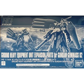 BANDAI SPIRITS, BANDAI HG 1144 Ground Heavy Unit Expansion Parts for Gundam GEMINASS 02 [Premium BANDAI Limited kit] (Japan Import), 6450752550147