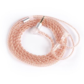 [KBEAR 4860] QDC 3.5 mm Re-Cable, 4-Core Pure Copper, Cable, 0.14 inch (3.5 mm) Earphone Upgrade Cable, Compatible with ZSN-PRO-X/ZSTX/ZSN/ZS10/ZS10-PRO/EDX/EDXPRO/CA16 etc. (QDC, 0.14 inch (3.5 mm)