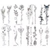 레터링 타투 스티커 학교 축제 클럽 페스티벌 8종세트 Lettering Tattoo Stickers School Festival Club Festival 8 Set [LT Large Lettering 8-set]