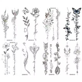 레터링 타투 스티커 학교 축제 클럽 페스티벌 8종세트 Lettering Tattoo Stickers School Festival Club Festival 8 Set [LT Large Lettering 8-set]