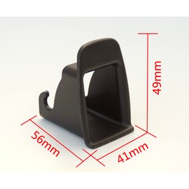 Aiuphing isofix Insertion Aid, Unviersal Mounting Systems for Car Seats, Black (4 Pieces Black)