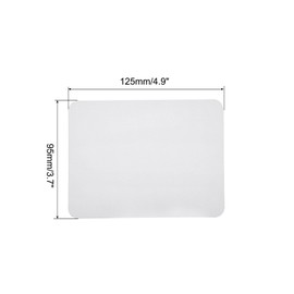 MECCANIXITY 6Pcs Iron on Patches Fabric Repair Patches Iron-On Mending Fabric White 4.9"x3.7" for Clothes Repair, Pants, Bags Hole Repairing and Decoration