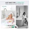 Free Standing Bathtub Faucet Set: SR SUN RISE Floor Mount