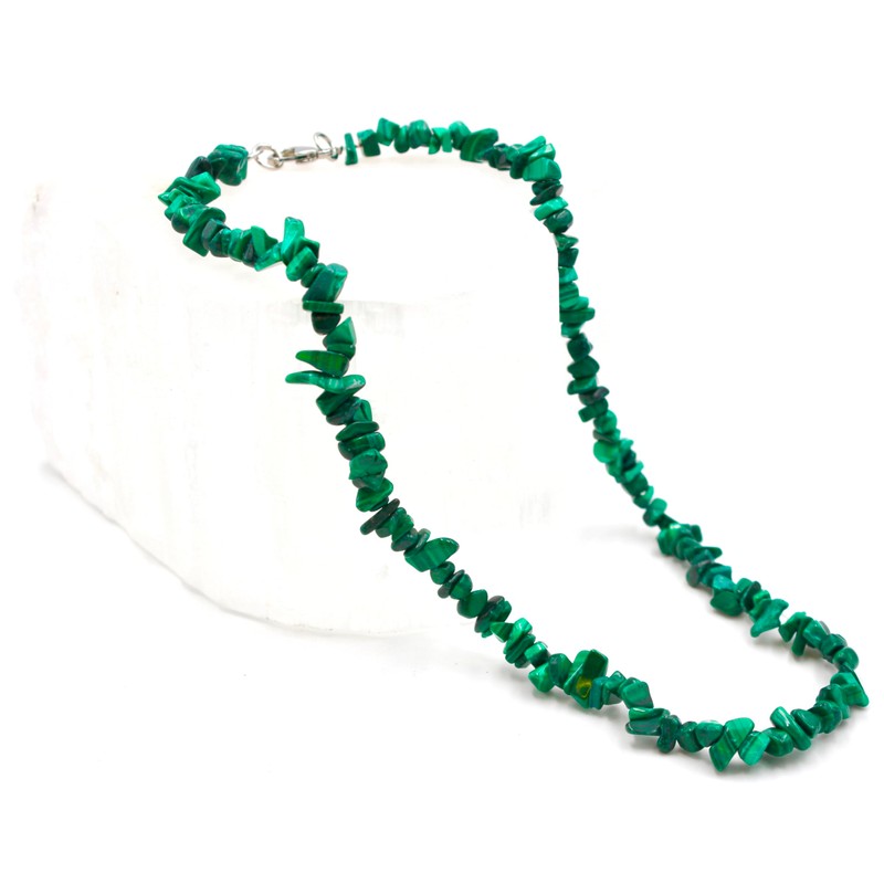 Taddart Minerals - Green splinter necklace made from natural gemstone