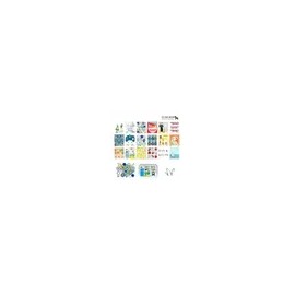 스칸맘 [Scanmom] Exclusive Antibacterial Dish Cloth Set of 22 Types (18 (including 1 free sample) + 1 big + 1 tray + 2 clips)