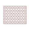 Lindner 2364-2154E NERA M coin case with a light red