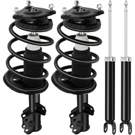 SCITOO Front and Rear Shock Absorber Assembly Fit for 2007-2010 for Hyundai Elantra, Complete Shock and Strut Assembly Kit Fit for 172305 172306 5622 4PCS