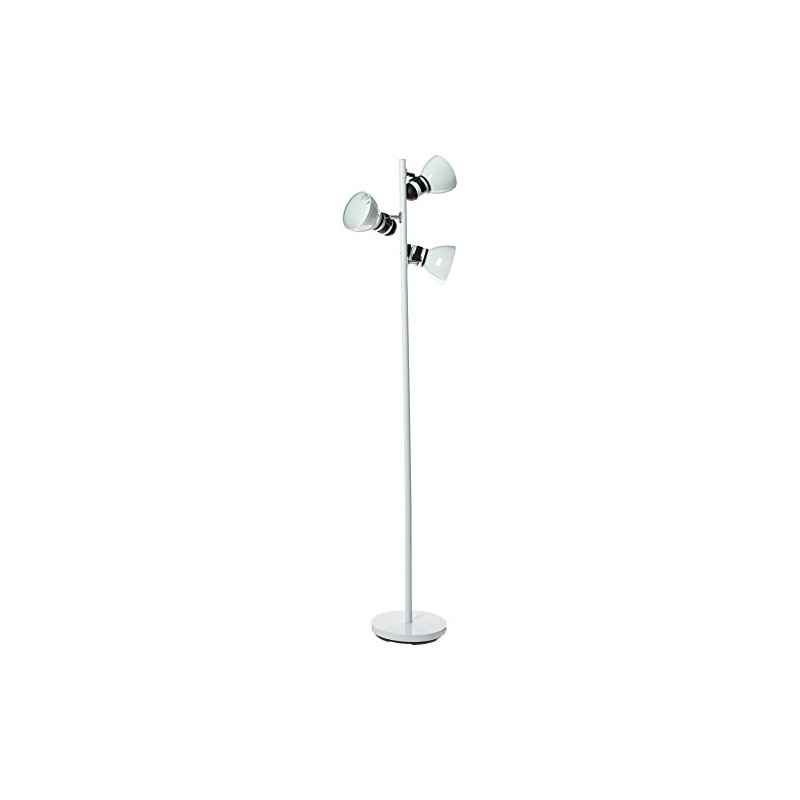 Boston Harbor TL-TREE-134-WH Three Light Tree Lamp, 65", White