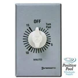 Intermatic FF15MC Swimming Pool 15-Minute Spring Loaded Wall Timer