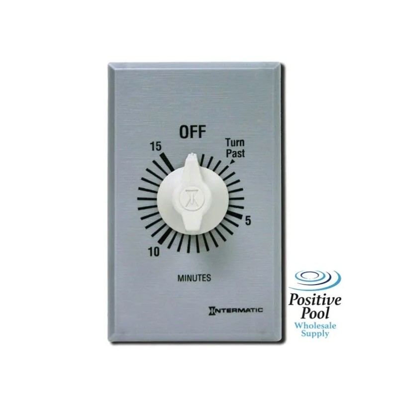Intermatic FF15MC Swimming Pool 15-Minute Spring Loaded Wall Timer