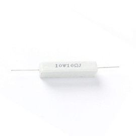 Wirewound Resistors 10Pcs Wirewound Ceramic Cement Resistor 10W Horizontal 5 Ohm,10 Ohm, 100 Ohm, 330 Ohm