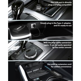 HOSONGIN Wireless CarPlay Adapter,Apple Car Play Wireless Dongle for OEM Wired CarPlay Car from 2015