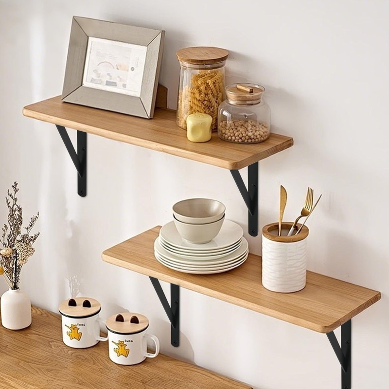 8 Pack L11 x H 8" Black Heavy Duty Shelf