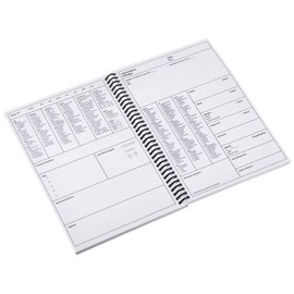 White Coat Essentials H&P Notebook - Medical History and Physical Notebook for Medical Professionals and Students, 100 pages, Inclusive Medical Terminology, Fits in White Coat (5.5 x 8.5 inches)