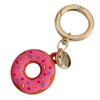 [ホワイトファング] キュート ドーナツ キーホルダー チャーム おしゃれ アクセサリー レディース ZA195(ローズ)