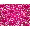Dudaacvt 7X5FT Pink Heart Photo Backdrop 90s Backdrops for Photoshoot