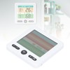 LCD Electronic Alarm Clock Temperature Humidity Monitoring Alarm for Indoor