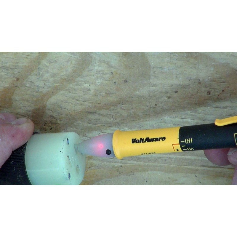 IDEAL INDUSTRIES INC. 61-025 Volt Aware Non-Contact Voltage Tester, Clear