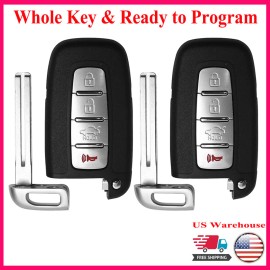 Autototal-parts 2 For 2011 2012 2013 2014 Hyundai Sonata Genesis Keyless Smart Remote Key Fob