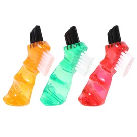 PACKOVE 3Pcs Denture Brushes Double Sided Household Cleaning Tools for Personal Care Portable and Soft Bristles for Denture Maintenance