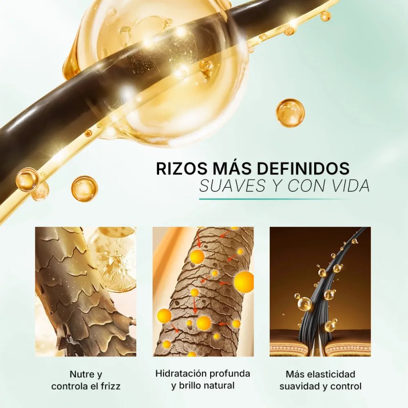 Aceite Para Rizos Pallamina Anti Frizz Y Brillo Originals