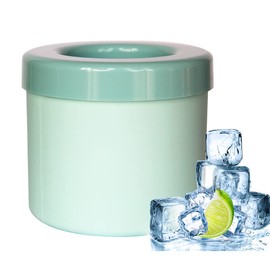 3D Cylinder Ice Cube Ice Bucket Mold Mold Ice Cube Trays Press-Type Easy-Release Ice Maker 60 pcs 3D Cube Ice Easy-Release Ice Cup Small Size Blue