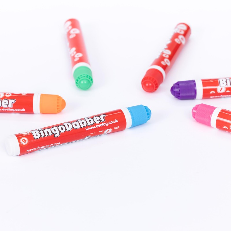 evelay Bingo Dabbers Markers Mixed Colours Pens for Bingo Tickets