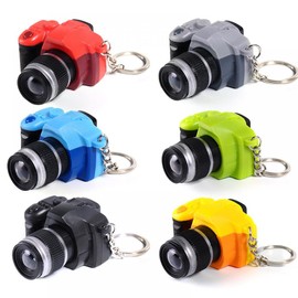 Black Camera Keychain with Sound, Key Ring Decor Bag Wallet Pendant, Mini Camera Design Keychain Cute Novelty Ring Child Toy Key Chain Pendant Creative Gift Decorative,Car Keychains Car Accessories