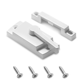 Hugexpen Sash Lock F 2554 Replacement for Prime-Line F 2554 White Window Sash Lock(1PCS)