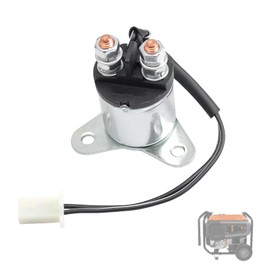 Starter Motor Solenoid with 2-Wire Plug Pigtail Replacement for Generac GP6500E, GP7500E, GP8000E, A-iPower SUA9000E, SUA10000EC, Predator 7000/8750W 420cc, All Power Gentron 10000W Generator