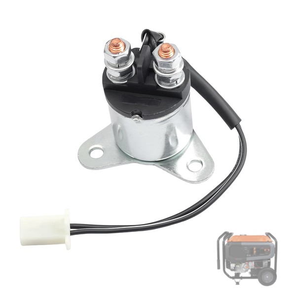 Starter Motor Solenoid with 2-Wire Plug Pigtail Replacement for Generac