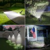 4-Pack Solar Spot Lights for Outside, 30LEDs Solar-Powered Lights Outdoor