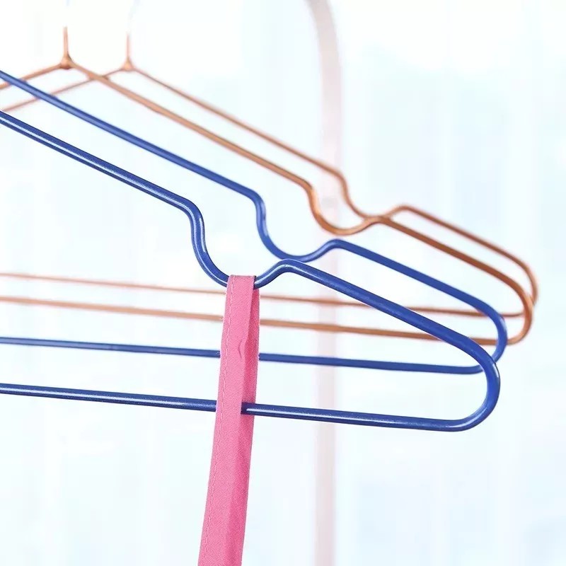 RIVERSOFY Ganchos Para Ropa Metalicos 40 Pzs Antiderrapantes Color