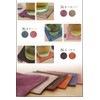 Fabrizm 1083_pur-pur2 Coasters, Set of 4, 3.9 x 3.9 inches