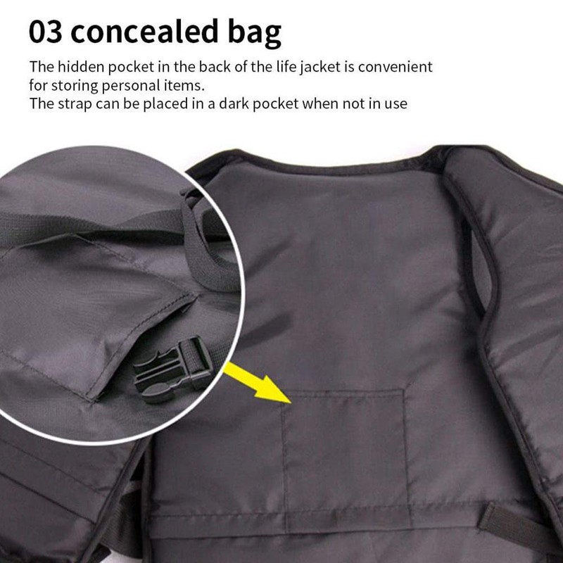 Summer Life Jacket Adult Buoyancy Vest Children Diving Training Breathable