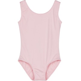 danswan Tank Sleeveless Leotards for Girls Toddler Kids Dance Ballet Gymnastic Bodysuit Outfit Leotard (13-14 Years, Ballet Pink)