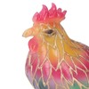 Stained Resin Rooster Table Lamp Night Light LED Animal Night