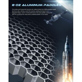 Pickleball Paddles,USAPA Approved Titanium Aluminum Surface & Titanium Aluminum Core Pickleball Set,Pickle Ball Paddles Set of 2 ​for Men Women New Players