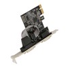 2 Port PCI Express RS232 DB9 Serial Port Card PCIe