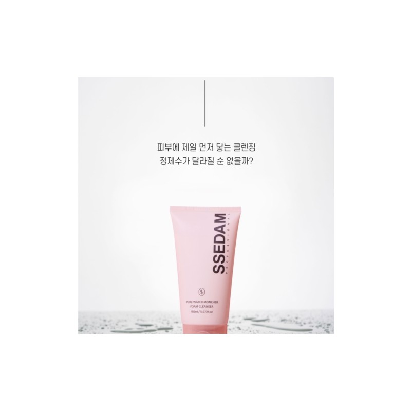 Cedam Pure Water Mongshell Lactobacillus Foam Cleansing 150ml / 쎄담