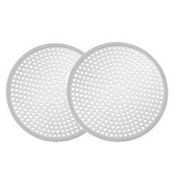 lOVEhAPPENS 2 PCS Shower Drain Hair Catcher, Bathroom Flat Drain Cover, Stainless Steel