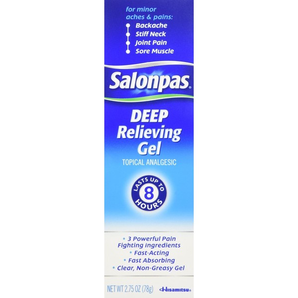 Salonpas Deep Relieving Gel, 2 Count